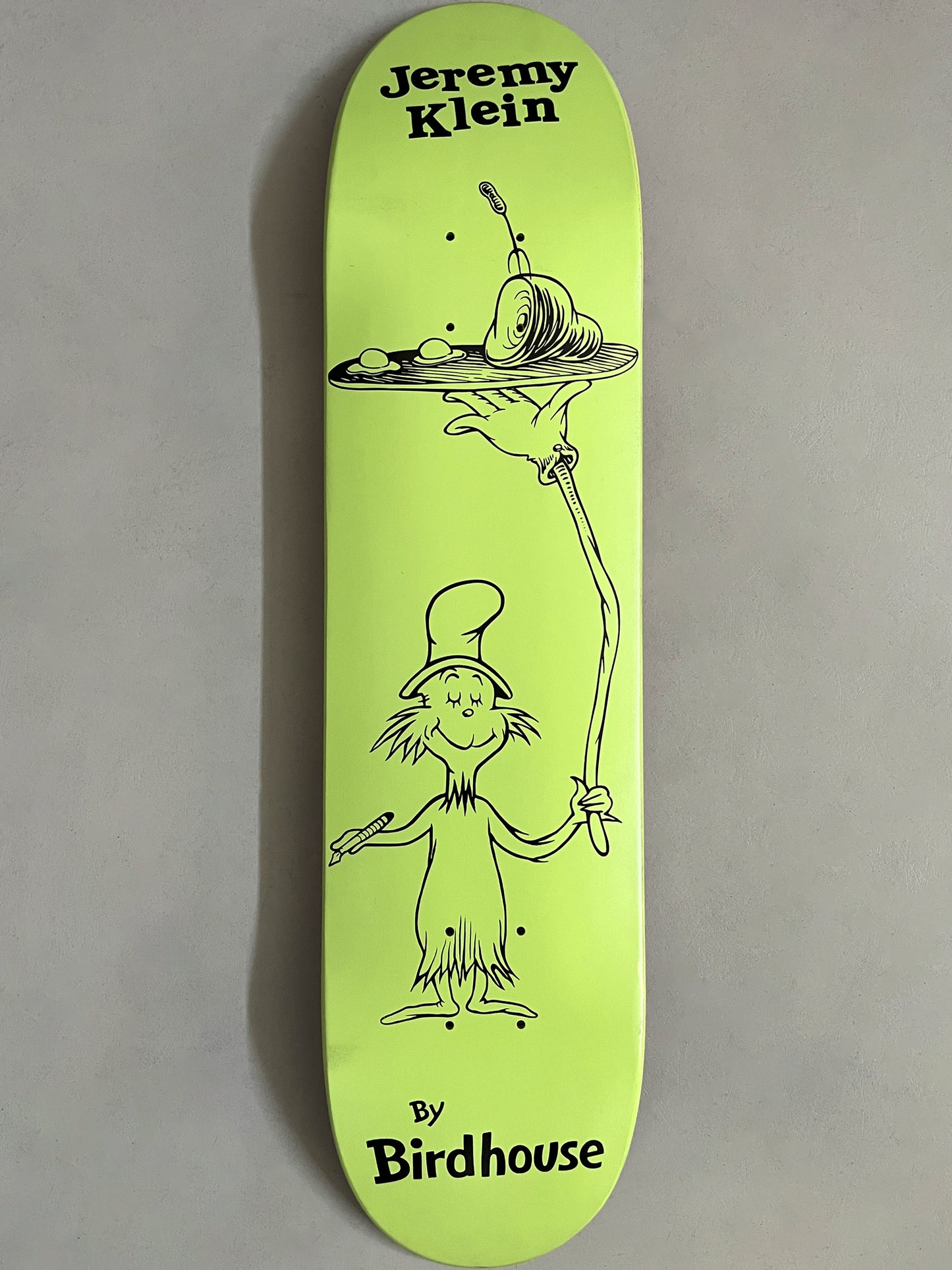 SIGNED green eggs GREEN MIXED PROCESS 7.5 X 31.75 HAND SCREENED 1 OF 1