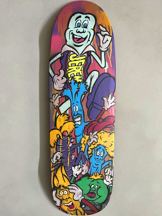 hand painted candy bar 9.5 X 32.25 SIGNED AND NUMBERED #2 - 1 OF 1