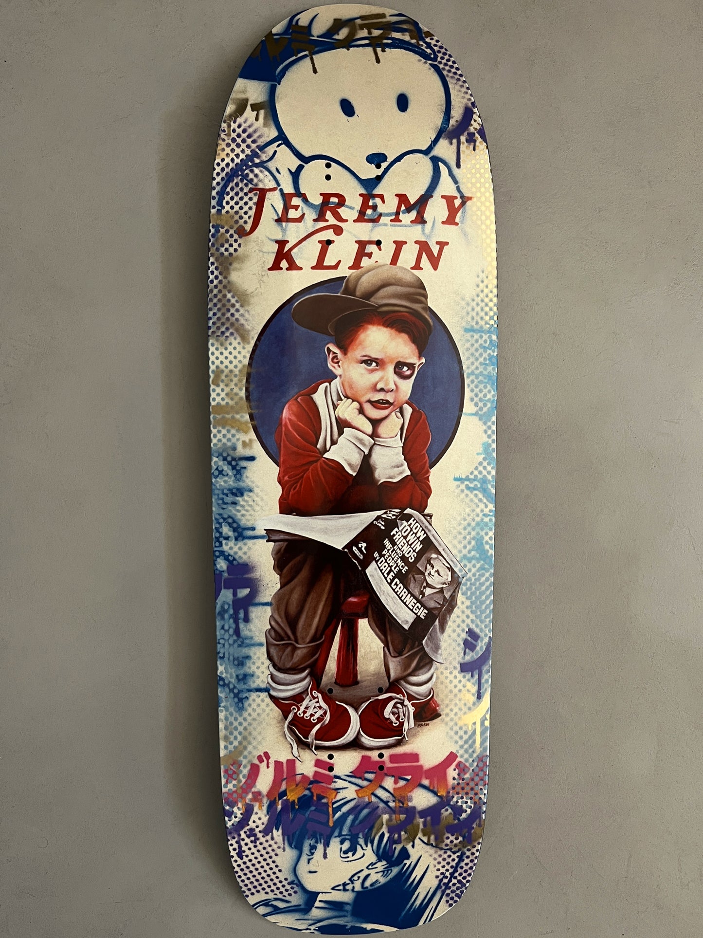world industries black eye kid SLICK 9.625 MIXED PROCESS LANCE/DREAM GIRL SIGNED 1 of 1