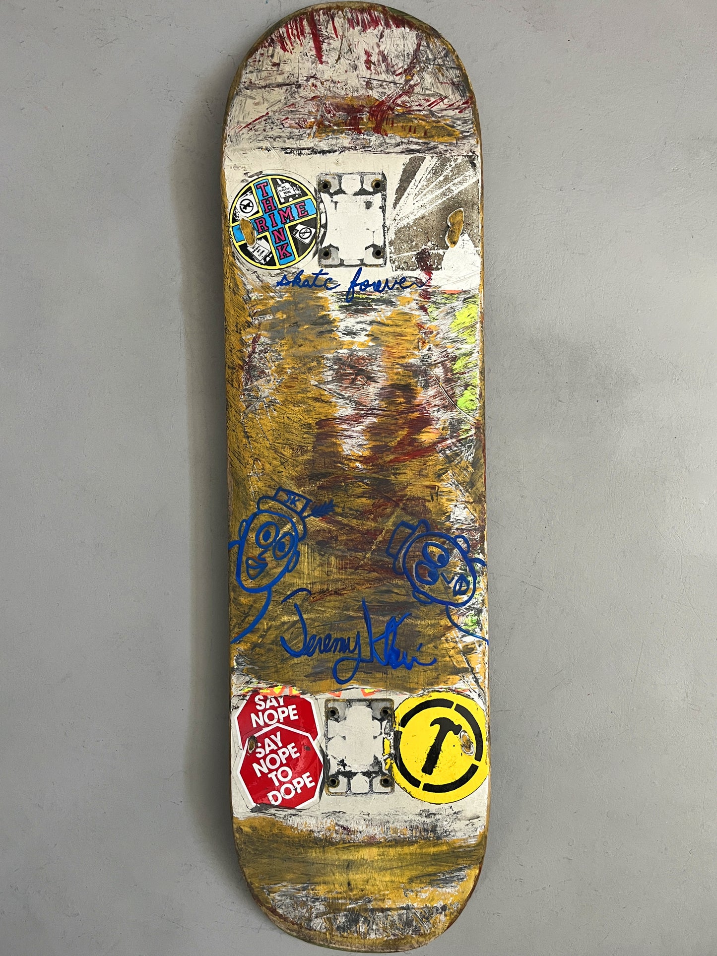 klein personal rider board #29 -  1 OF 1 SIGNED