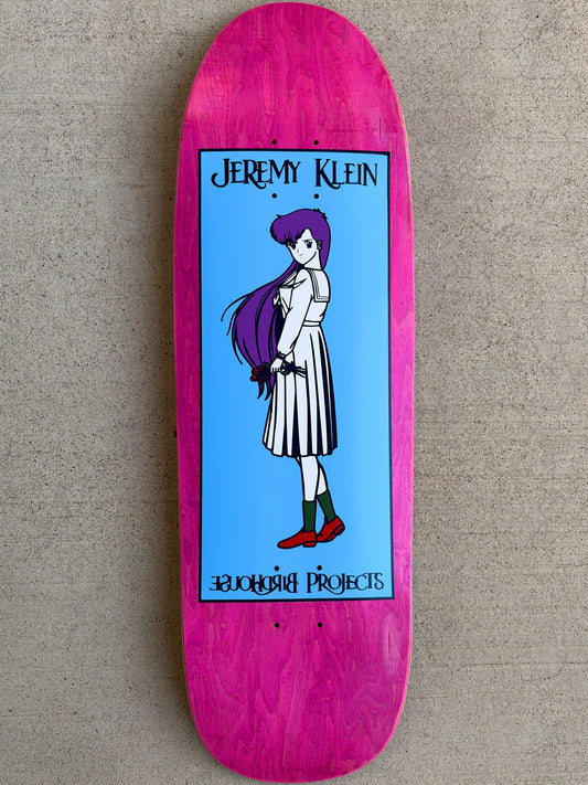 OG anime girl COLOR VERSION ASSORTED STAIN COLORS 9.5 X 32 - SIGNED