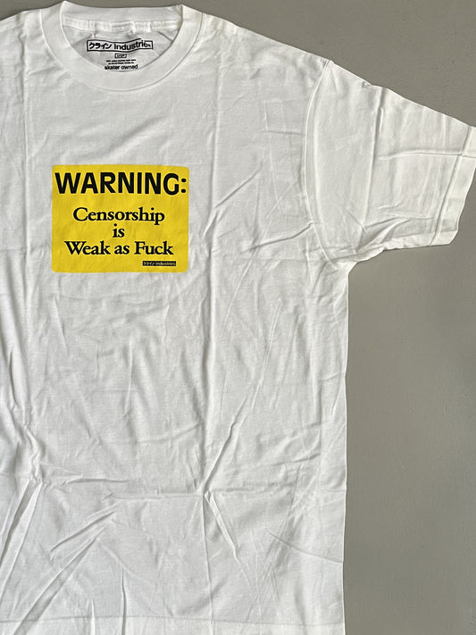 weak as fuck t-tshirt - WHITE