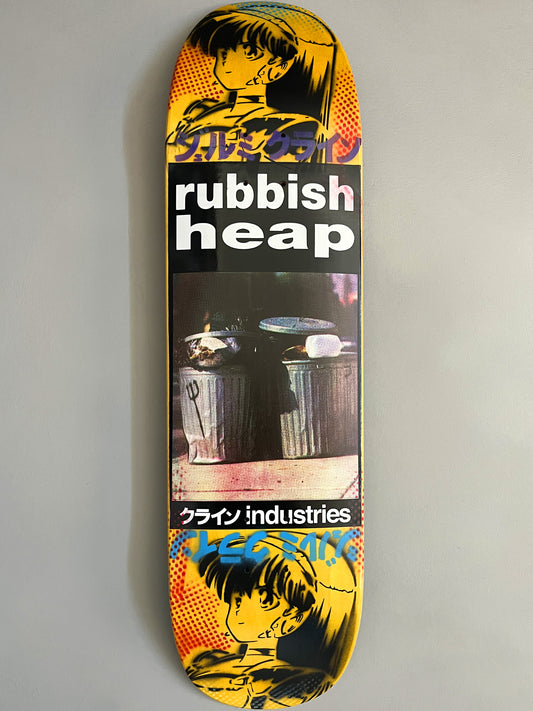 dream girl/rubbish heap YELLOW 8.25 X 32.25 HAND SCREENED SIGNED 1 OF 1