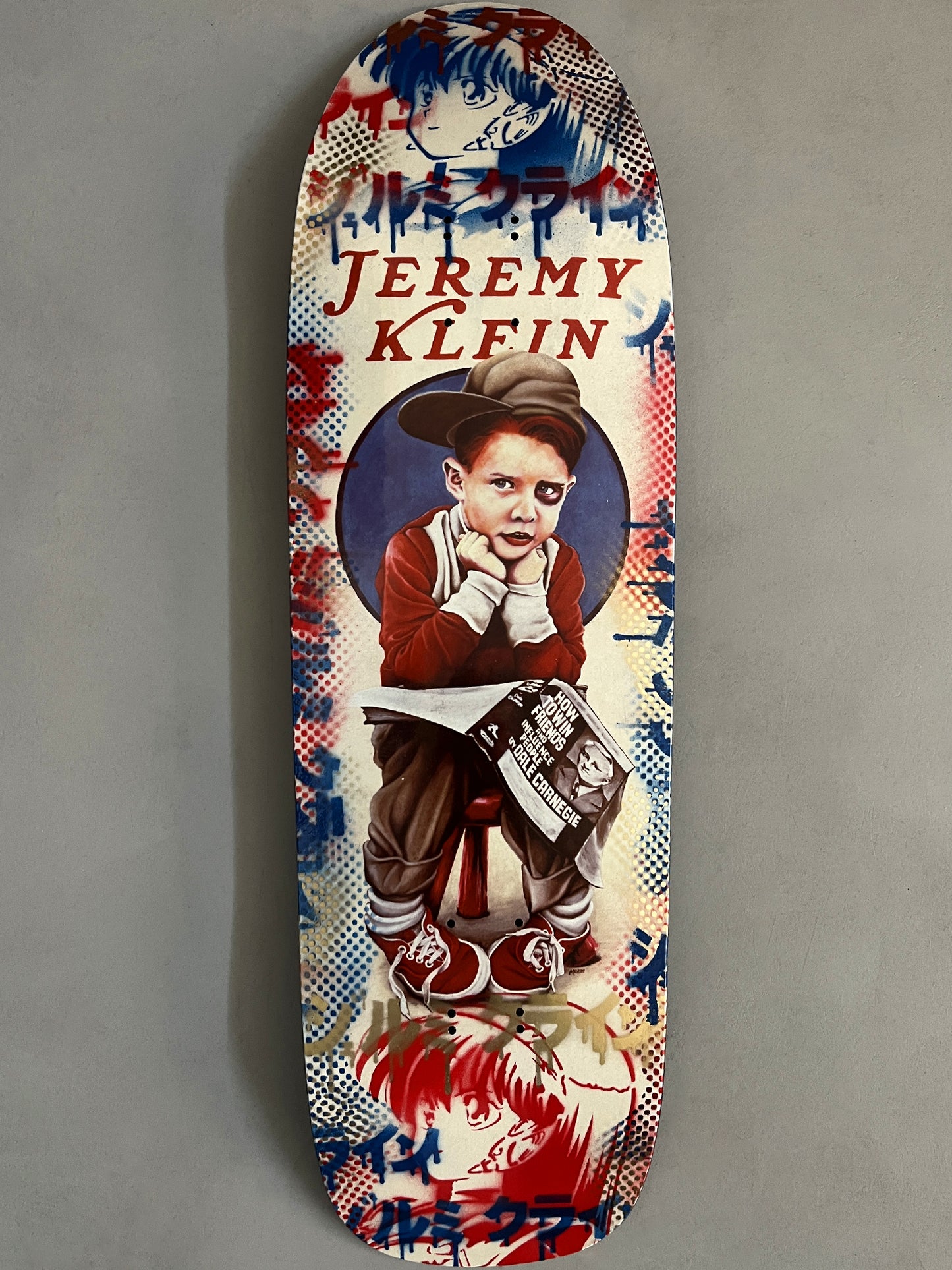 world industries black eye kid SLICK 9.625 MIXED PROCESS DREAM GIRL SIGNED 1 of 1