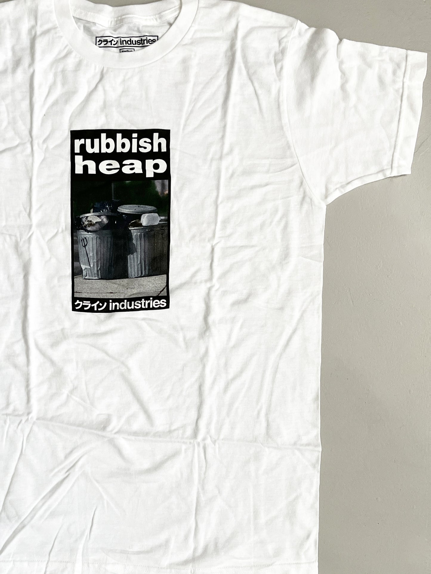 rubbish heap t-shirt - WHITE