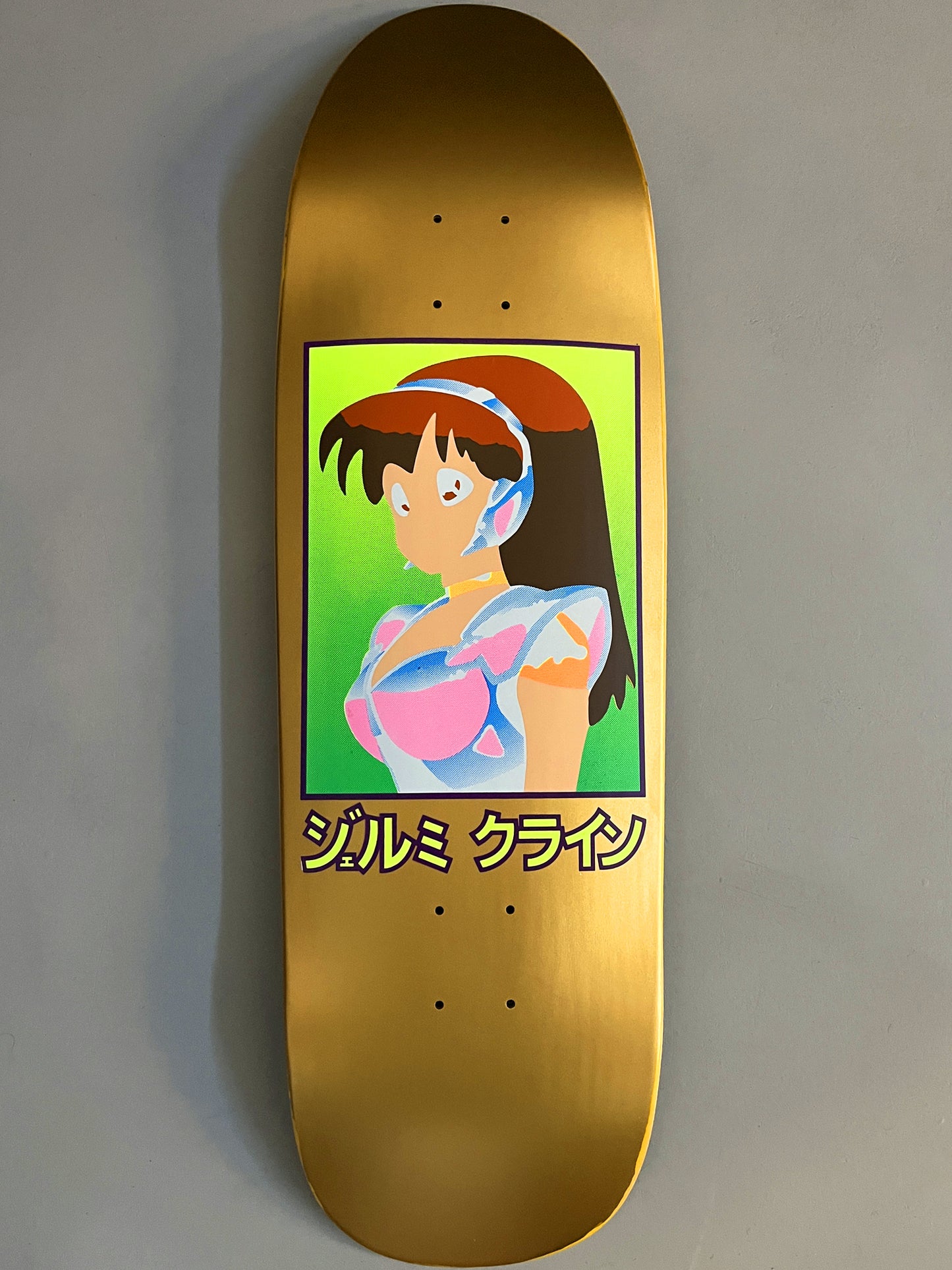 dream girl MIS-PRINT METALLIC GOLD NO BLACK PASS 9.5 X 31.75 HAND SCREENED - 1 OF 1