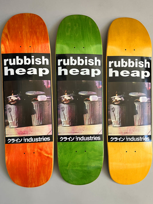 SIGNED rubbish heap limited edition board ASSORTED COLORS 8.55 X 32.5