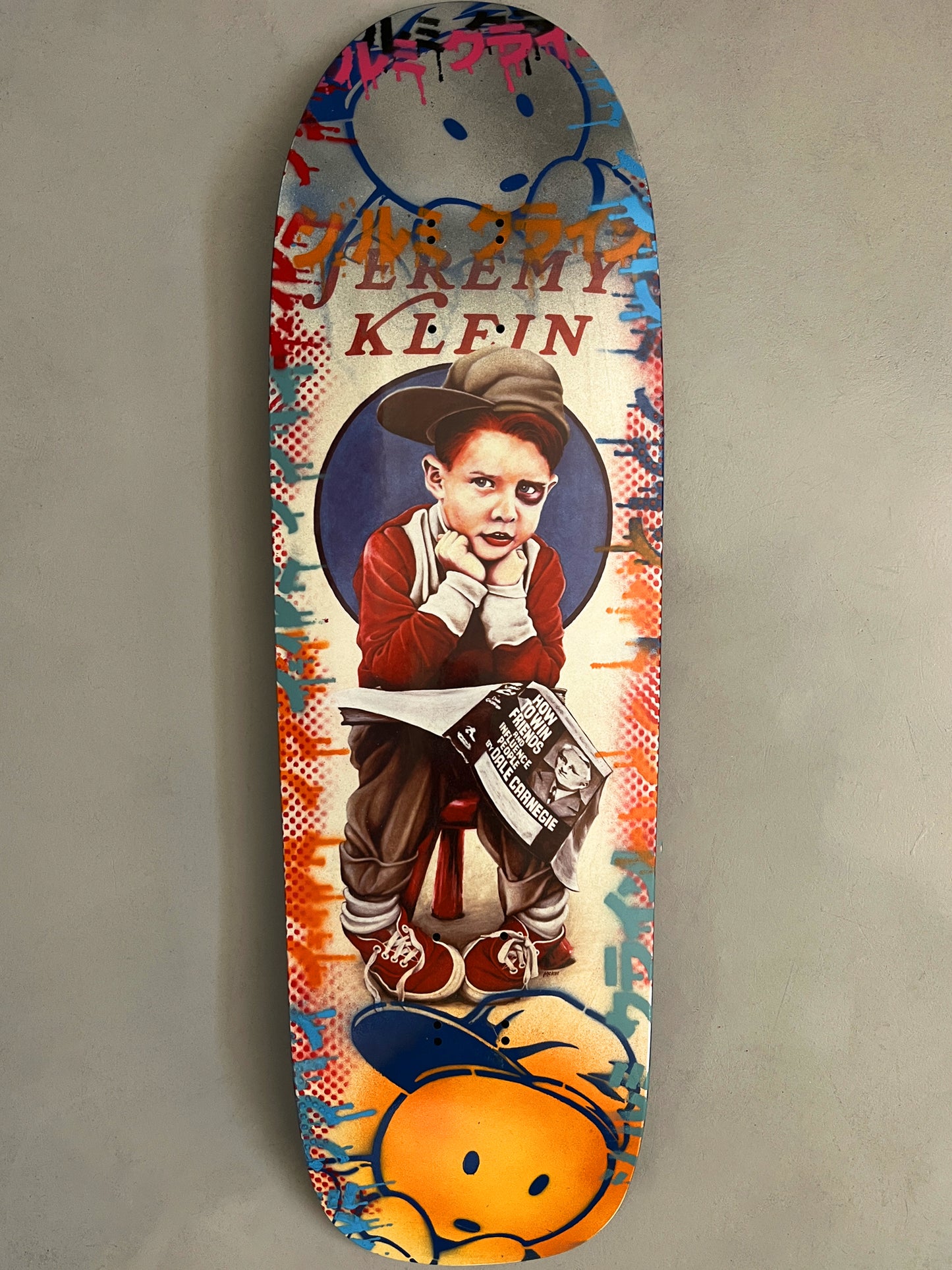 world industries black eye kid SLICK 9.625 MIXED PROCESS LANCE/LANCE SIGNED 1 of 1