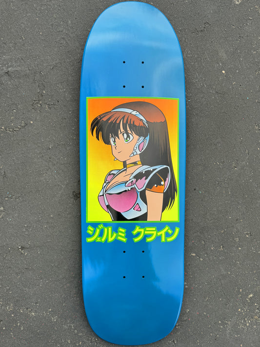 SIGNED dream girl board NEW BLUE DIPPED original size 9.5 X 31.75