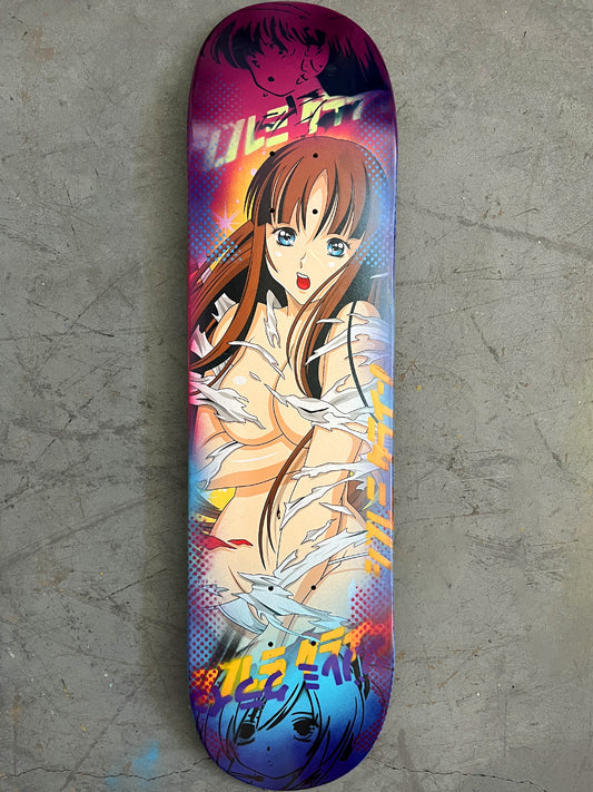 shredded 8 X 31.75 PINK/BUE/PURPLE ANODIZED MIXED PROCESS SIGNED 1 of 1