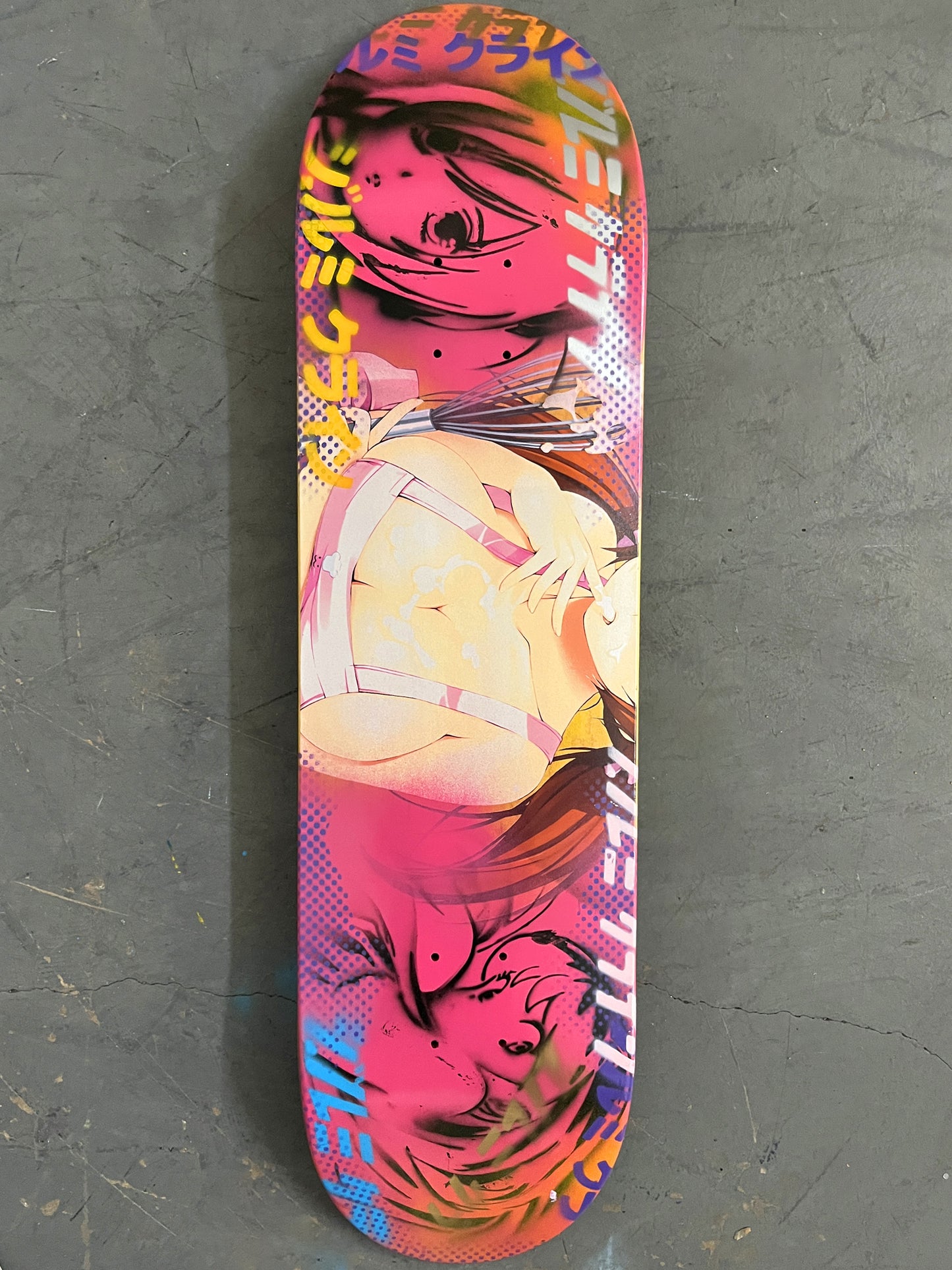 cooking mama 8.25 X 32.25 PINK MIXED PROCESS SIGNED 1 of 1