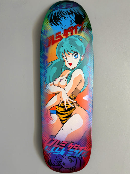 lum chan at the beach 9.5 X 32.25 DIPPED BLUE/PURPLE ANODIZED PROCESS SIGNED 1 of 1