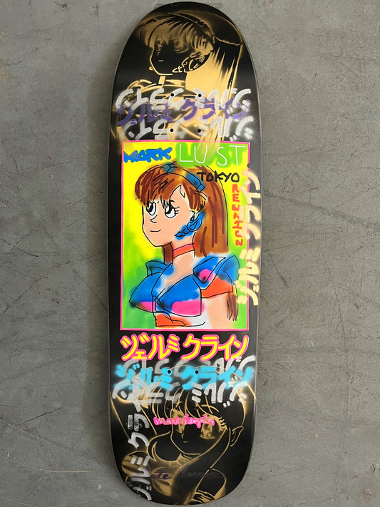 gonz dream girl BLACK/GOLD 9.5 X 31.75 1 OF 1