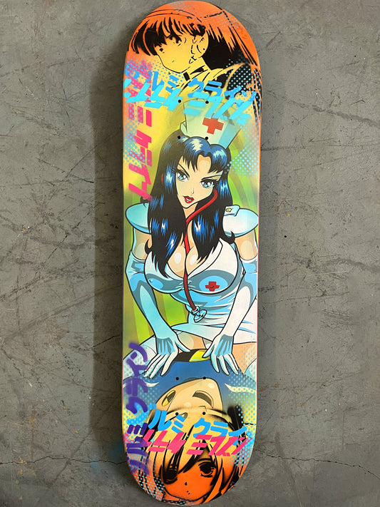 cpr nurse 8.25 X 32.25 YELLOW/ORANGE MIXED PROCESS SIGNED 1 of 1