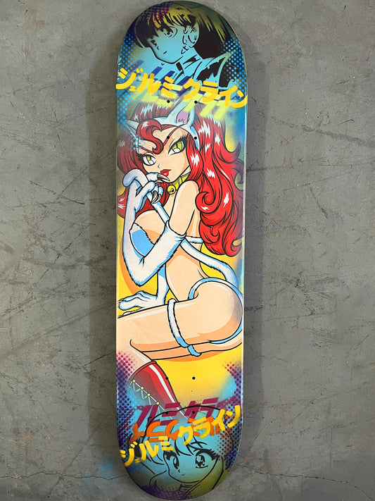 akiko III 7.88 X 31.75 BLUE/PURPLE MIXED PROCESS SIGNED 1 of 1