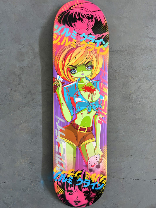 nightmare jason 7.88 X 31.75 PINK MIXED PROCESS SIGNED 1 of 1