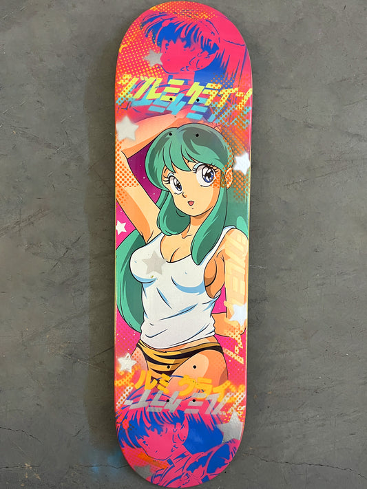 lum chan 3 8.5 X 32.25 DEEP BLUE/PINK MIXED PROCESS SIGNED 1 of 1