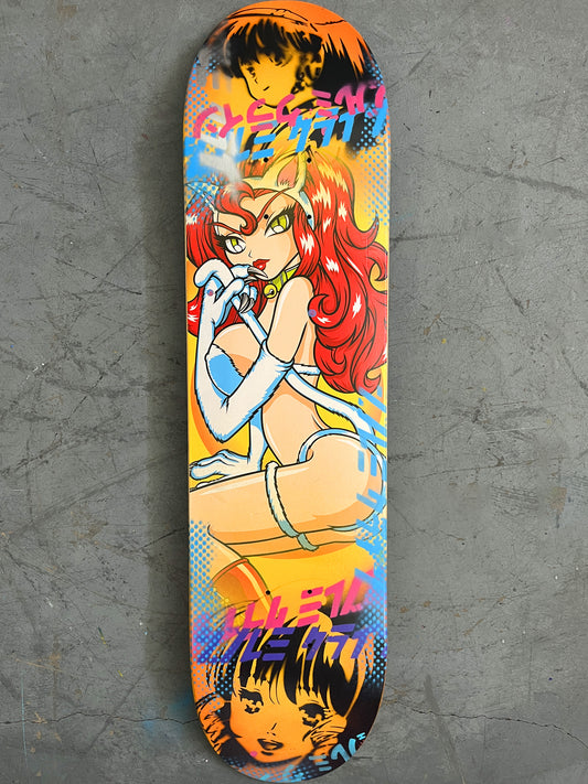 akiko III 7.88 X 31.75 YELLOW/ORANGE MIXED PROCESS SIGNED 1 of 1