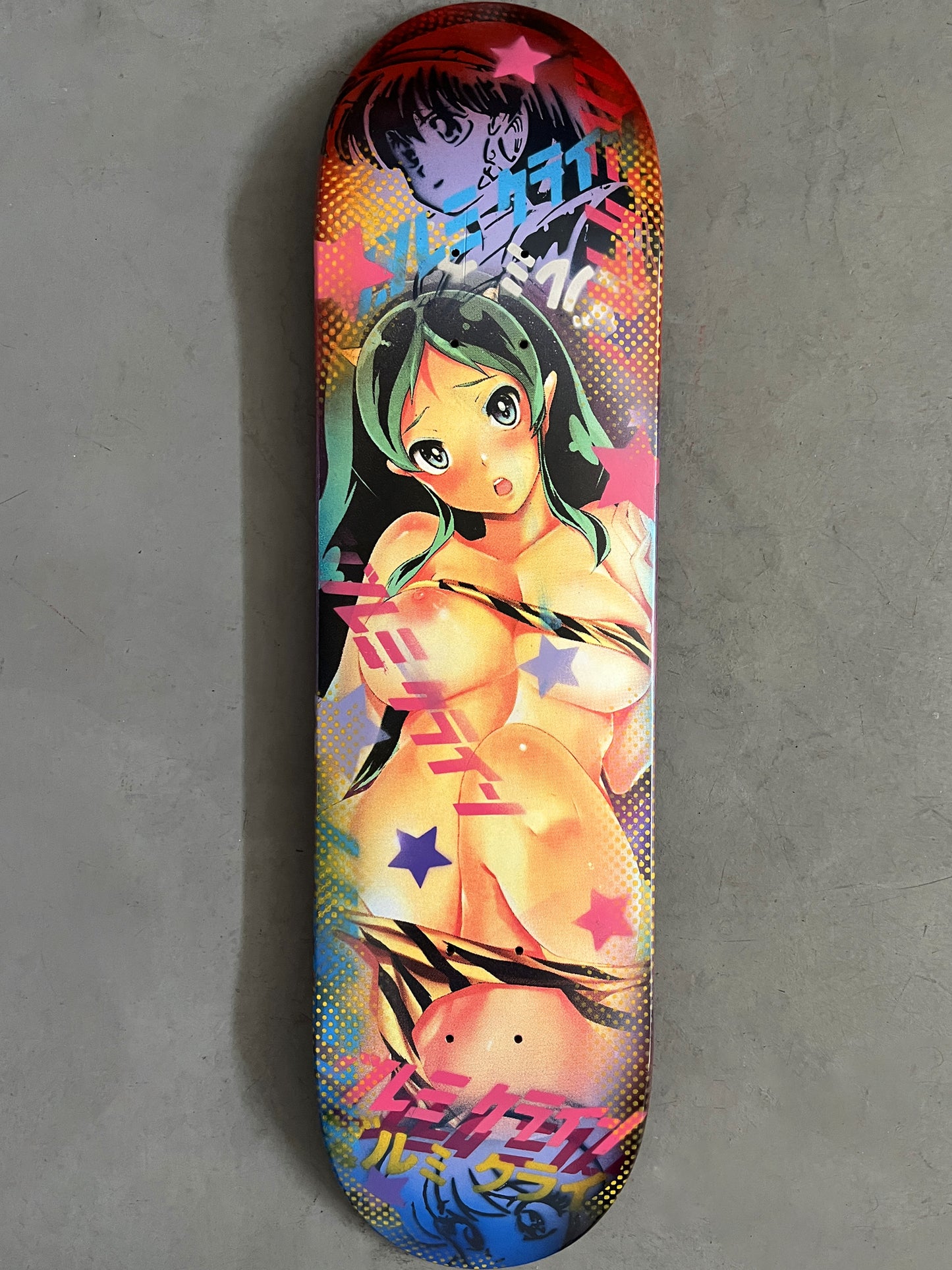 lum chan stars 1st edition LILAC/RED ANODIZED 9.5 X 31.75 1 OF 1
