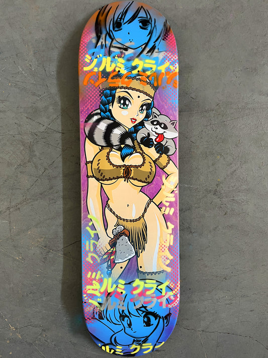 poca 8.25 X 32.25 BLUE MIXED PROCESS SIGNED 1 of 1