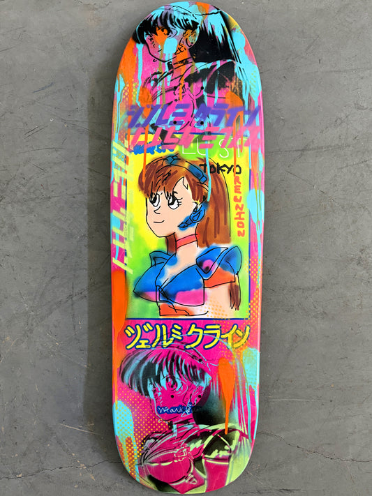 gonz dream girl PINK/ORANGE/BLUE 9.5 X 31.75 1 OF 1