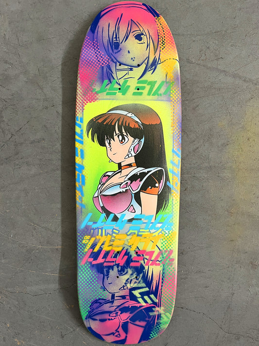 dream girl PINK/PURPLE/YELLOW/GREEN 9.5 X 31.75 1 OF 1