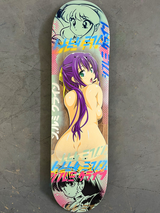 misaki 8.25 X 32.25 GREEN MIXED PROCESS SIGNED 1 of 1