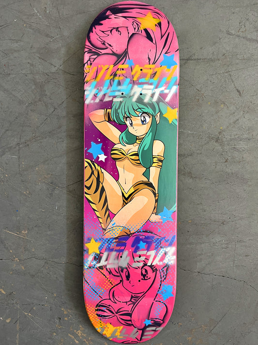 lum chan 2 8.25 X 32.25 PINK/SILVER MIXED PROCESS SIGNED 1 of 1