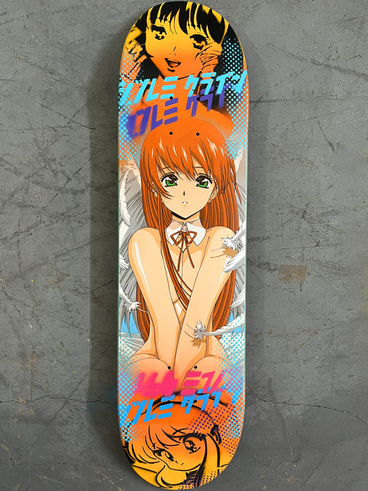 angel girl 8 X 31.75 YELLOW/ORANGE MIXED PROCESS SIGNED 1 of 1