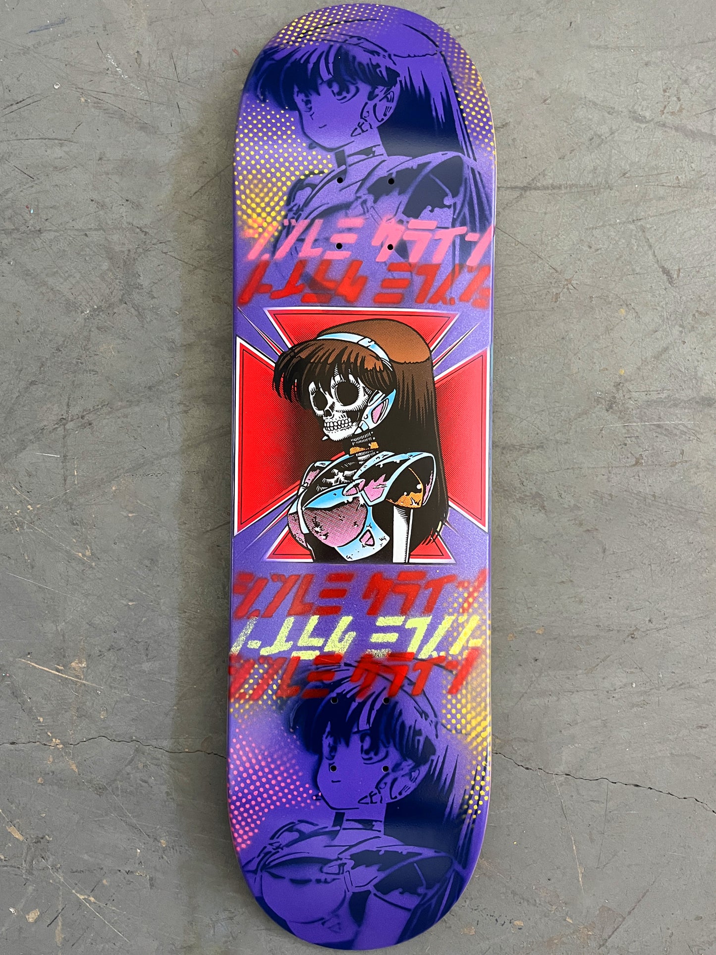 dream hawk  PURPLE/RED GLITTER 8.5 X 32.25 1 OF 1