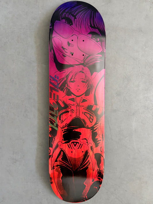 macross  8.5 X 32.25 PINK STAIN/RED/PURPLE ANODIZED MIXED PROCESS SIGNED 1 of 1