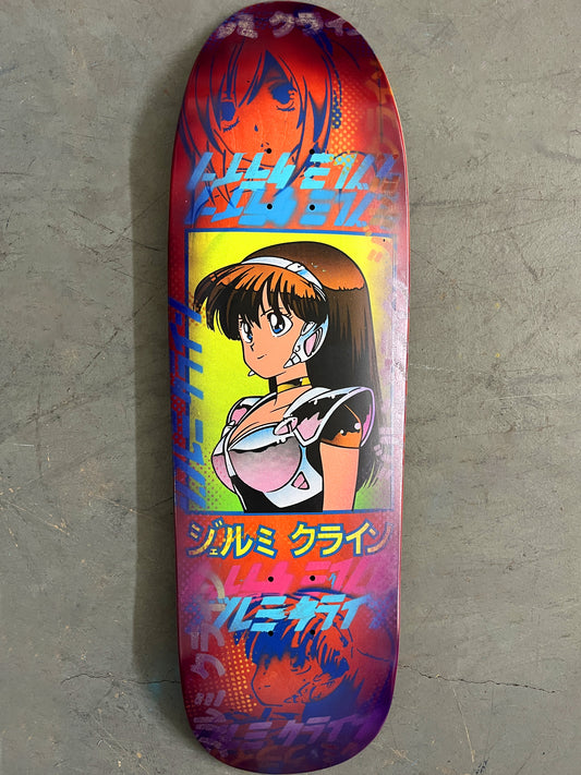 dream girl ORANGE STAIN/PURPLE ANODIZED 9.5 X 31.75 1 OF 1