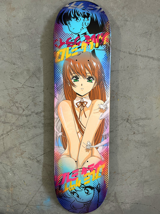 angel girl 8 X 31.75 BLUE/PURPLE MIXED PROCESS SIGNED 1 of 1