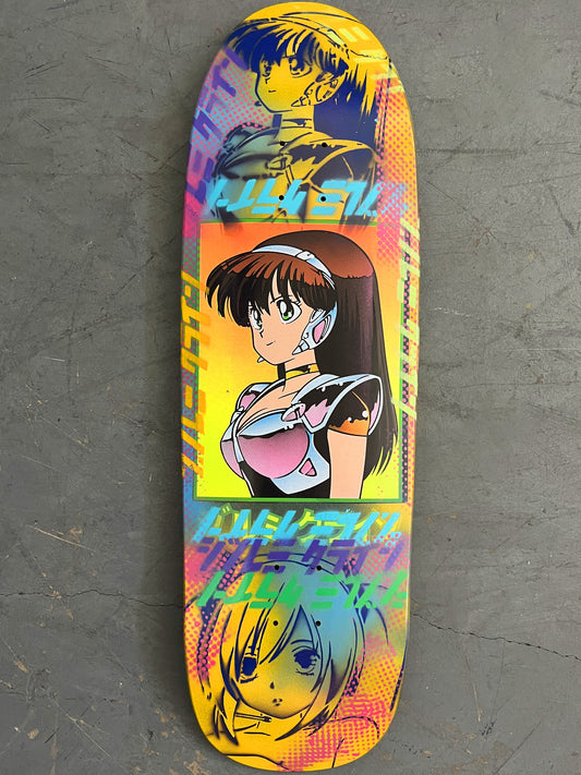 dream girl YELLOW/PINK/BLUE/ORANGE 9.5 X 31.75 1 OF 1