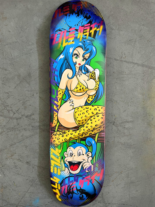 jungle girl #1 8.25 X 32.25 BLUE ANODIZED MIXED PROCESS SIGNED 1 of 1