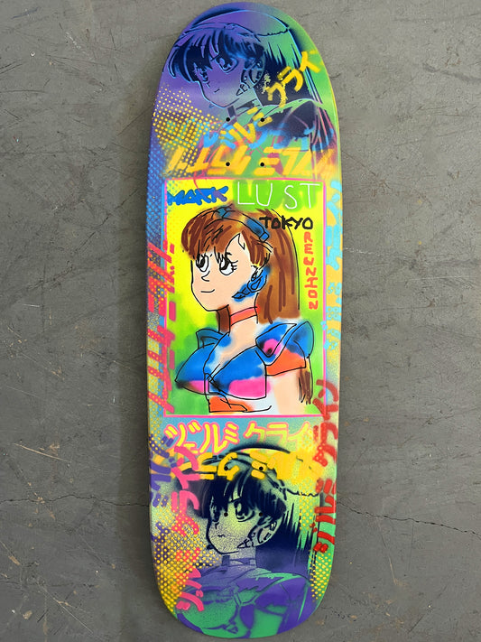 dream girl BLUE/PINK/BLUE/ORANGE/PURPLE 9.5 X 31.75 1 OF 1