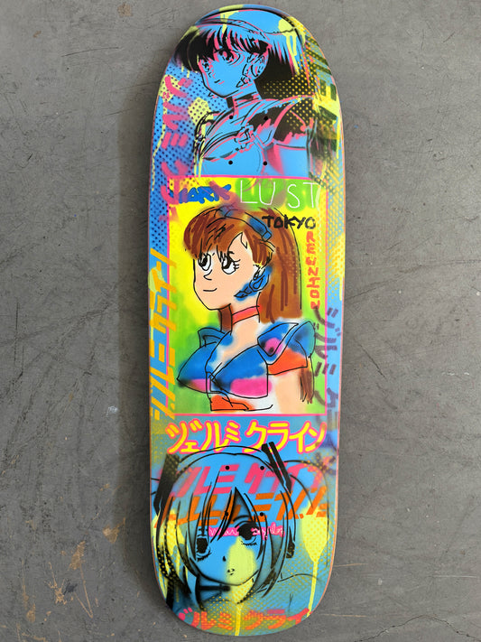 gonz dream girl BRIGHT BLUE/BLACK 9.5 X 31.75 1 OF 1