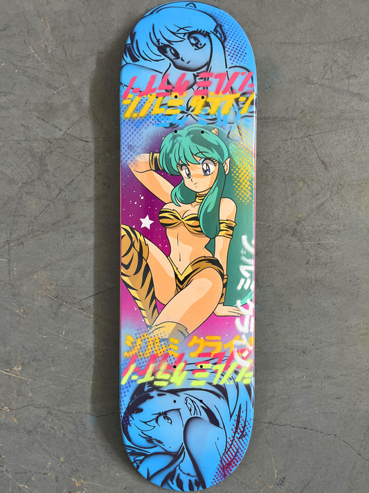 lum chan 2 8.25 X 32.25 BLUE/PURPLE MIXED PROCESS SIGNED 1 of 1