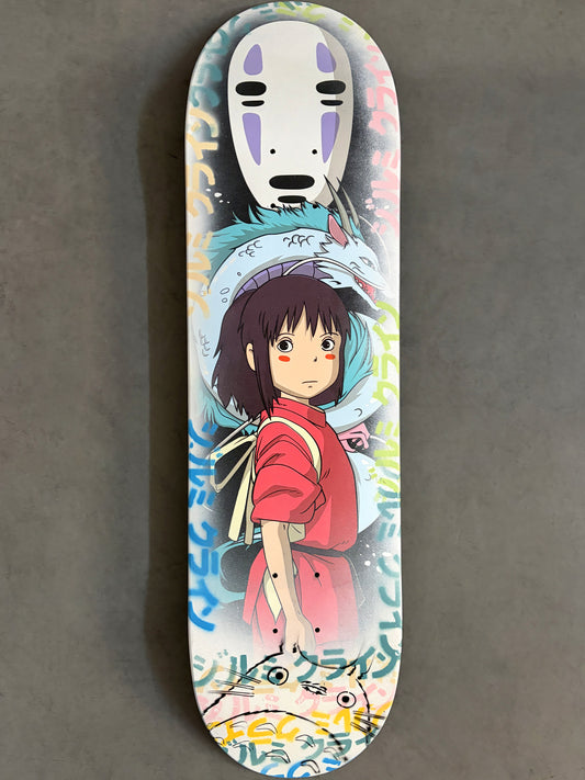 spirited away 8.5 X 32.25 MYSTICAL WHITE W/GLITTER  MIXED PROCESS SIGNED 1 of 1