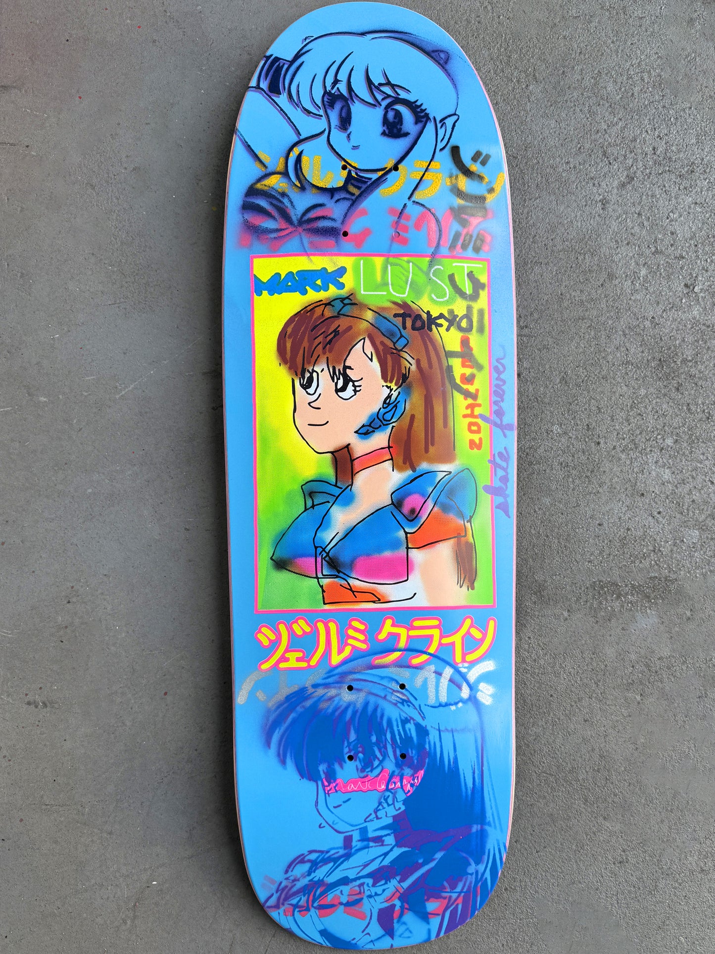 gonz dream girl BRIGHT BLUE 9.5 X 31.75 1 OF 1