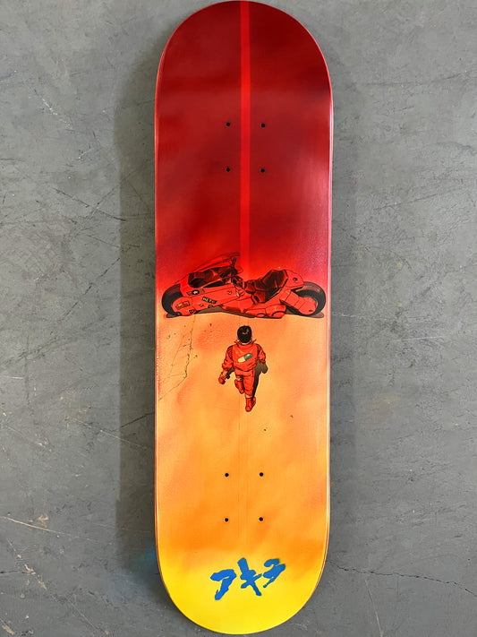kaneda 8.5 X 32.25 ANODIZED SUNSET MIXED PROCESS SIGNED 1 of 1