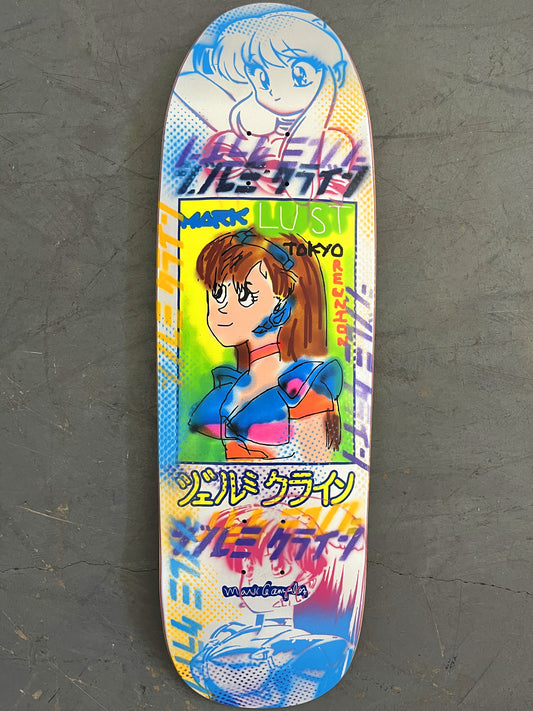 gonz dream girl PEARL WHITE/PINK/LIGHT BLUE/YELLOW 9.5 X 31.75 1 OF 1