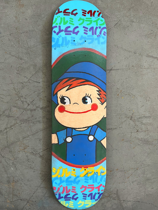 milk boy HAND PAINTED 7.88 X 31.25 MIXED PROCESS SIGNED 1 of 1