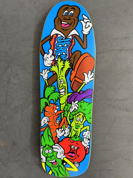 SIGNED jeremy klein original hand screened candy bar board 9.75 X 31.75 wheelbase 14.5