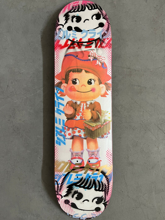 milk girl 8.5 X 32.25 RARE HAND SCREENED MIXED PROCESS SIGNED 1 of 1