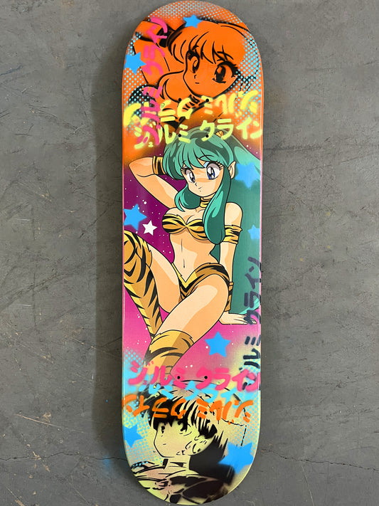 lum 8.25 X 32.25 ORANGE/BLUE/GREEN MIXED PROCESS SIGNED 1 of 1