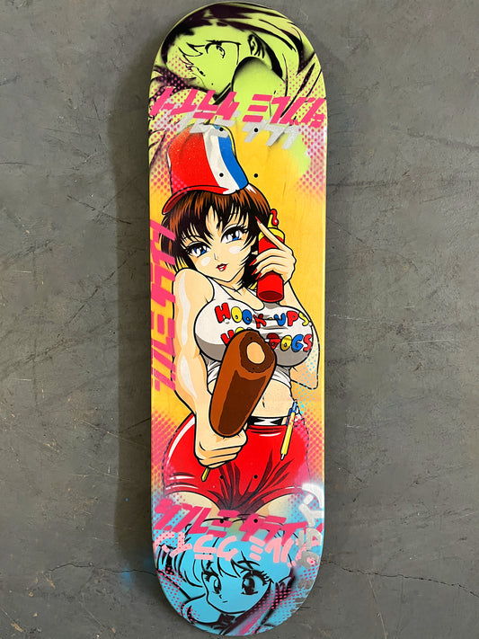 hot dogs 8.25 X 32.25 GREEN/BLUE MIXED PROCESS SIGNED 1 of 1