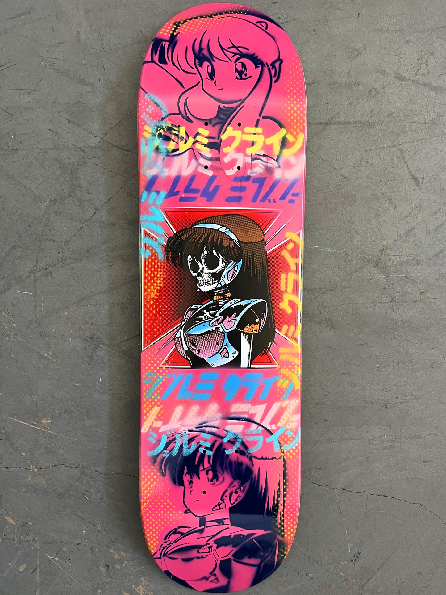 dream hawk  PINK/BLUE 8.5 X 32.25 1 OF 1 SIGNED