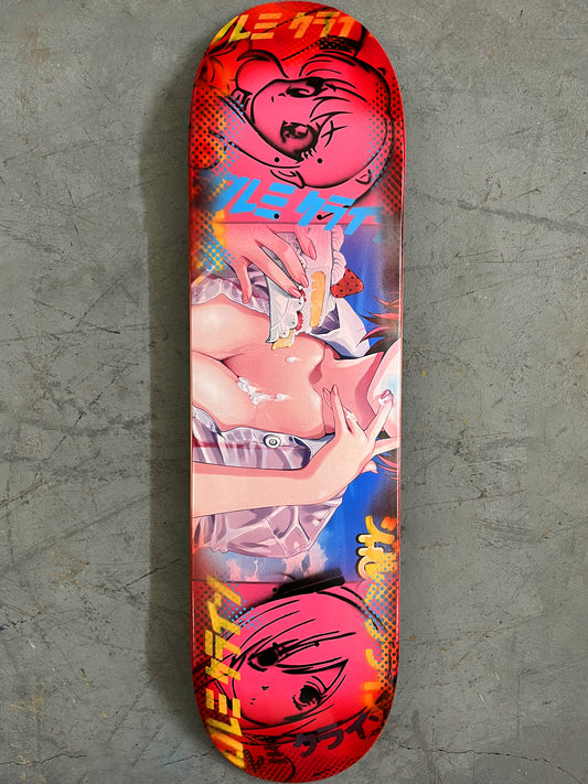 strawberry shortcake 8.5 X 32.25 PINK/RED ANODIZED MIXED PROCESS SIGNED 1 of 1