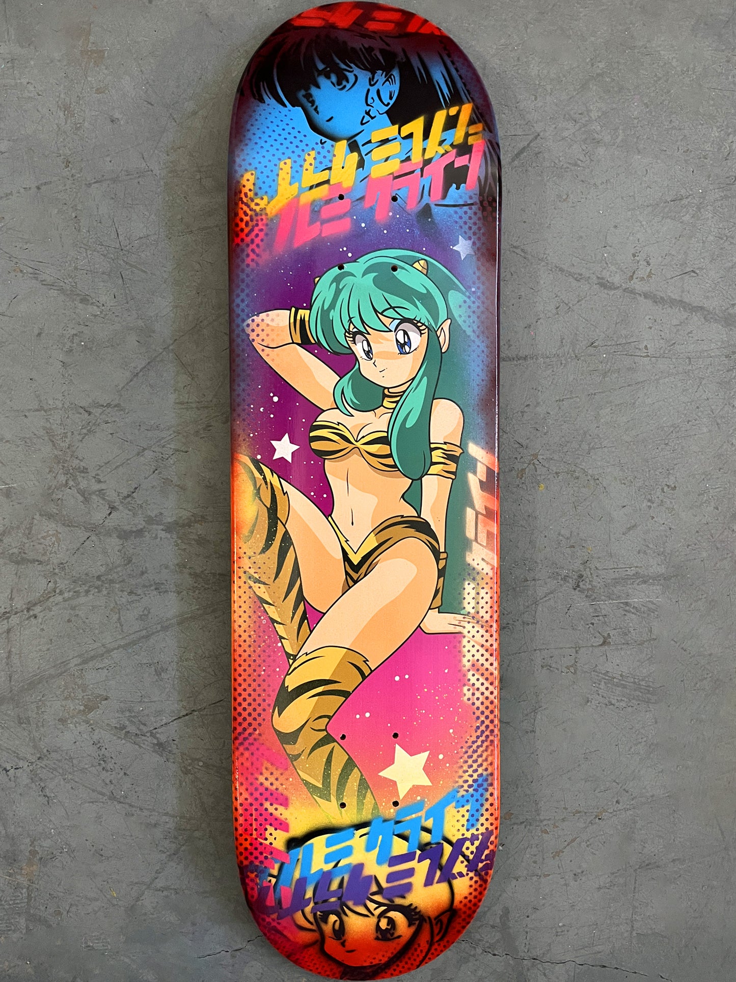 lum II 8.25 X 32.25 PINK/BLUE PURPLE ANODIZED MIXED PROCESS SIGNED 1 of 1